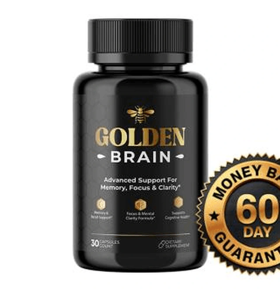 Golden Brain cognitive support capsules